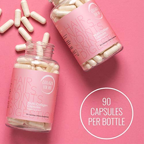 Collagen For Her Multi-Collagen Capsules 100g with measuring spoon