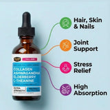 Collagen Mojo Liquid Ashwagandha Collagen Drops lifestyle scene