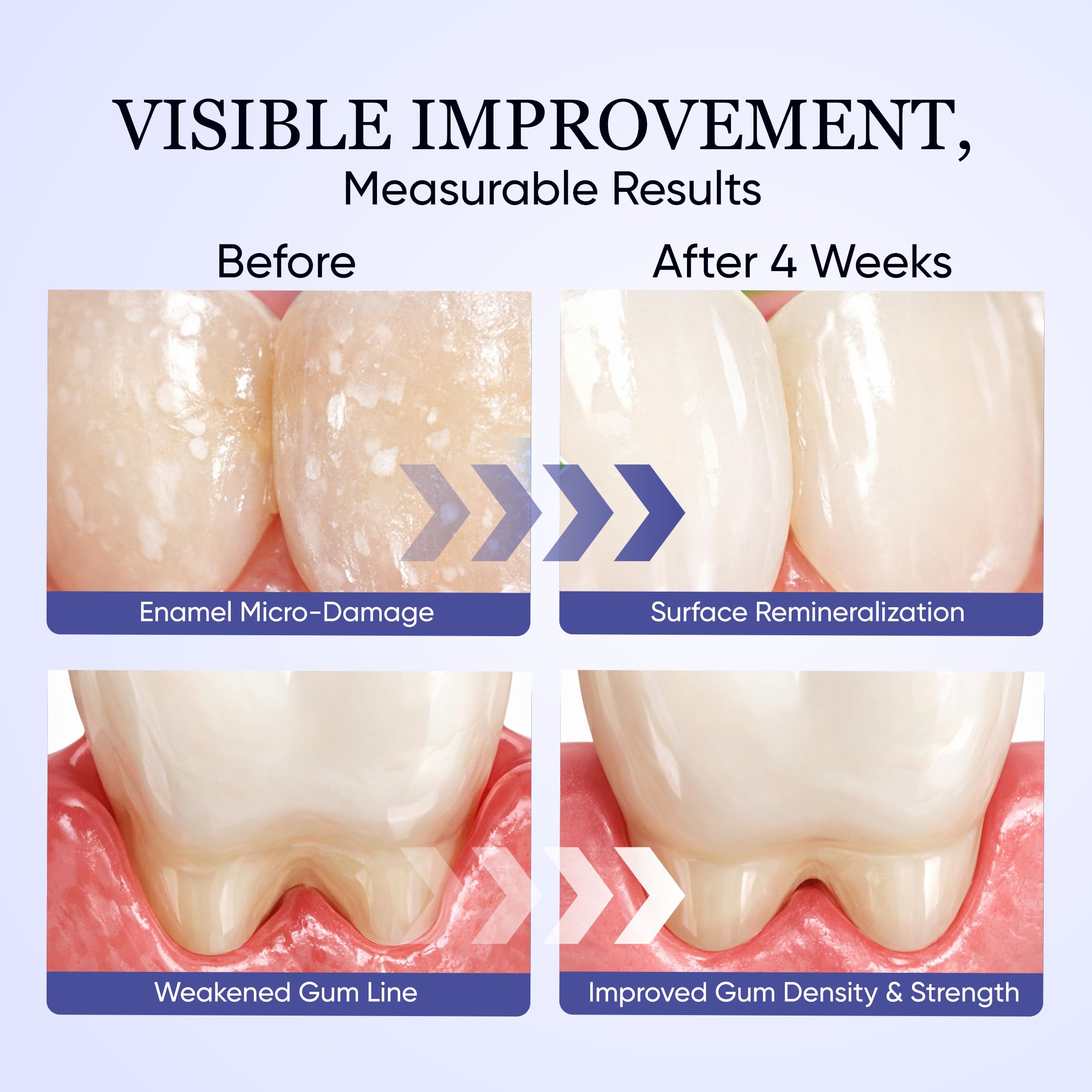 COLLASMILE Collagen Powder for Gums with dental products