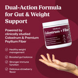 ColonBroom Psyllium Husk & Colostrum Supplement packaging