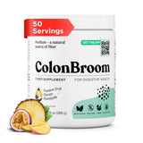 ColonBroom Psyllium Husk Powder 280g front view with tropical fruit design