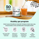 ColonBroom Psyllium Husk Powder 280g on a kitchen counter