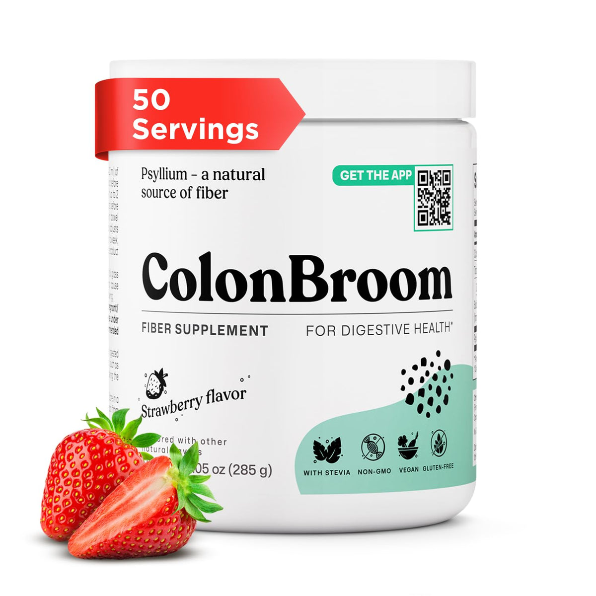 ColonBroom Psyllium Husk Powder 345g front view