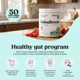 ColonBroom Psyllium Husk Powder lifestyle shot on kitchen counter