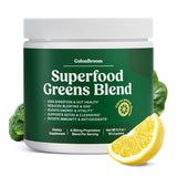 ColonBroom Spirulina Super Greens Powder 213g front view