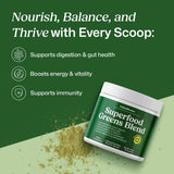 ColonBroom Spirulina Super Greens Powder 213g nutritional information