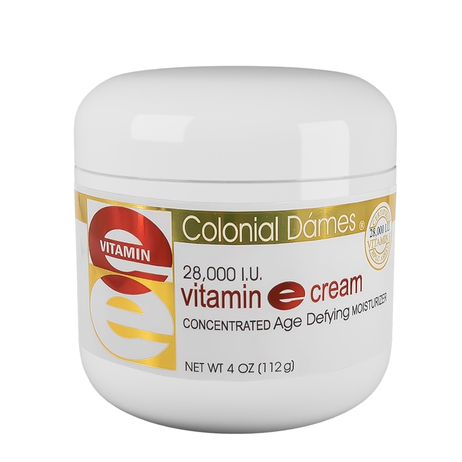 Colonial Dames Vitamin E Cream 28,000 IU front view
