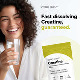 Complement Creatine Monohydrate 300g with a measuring spoon