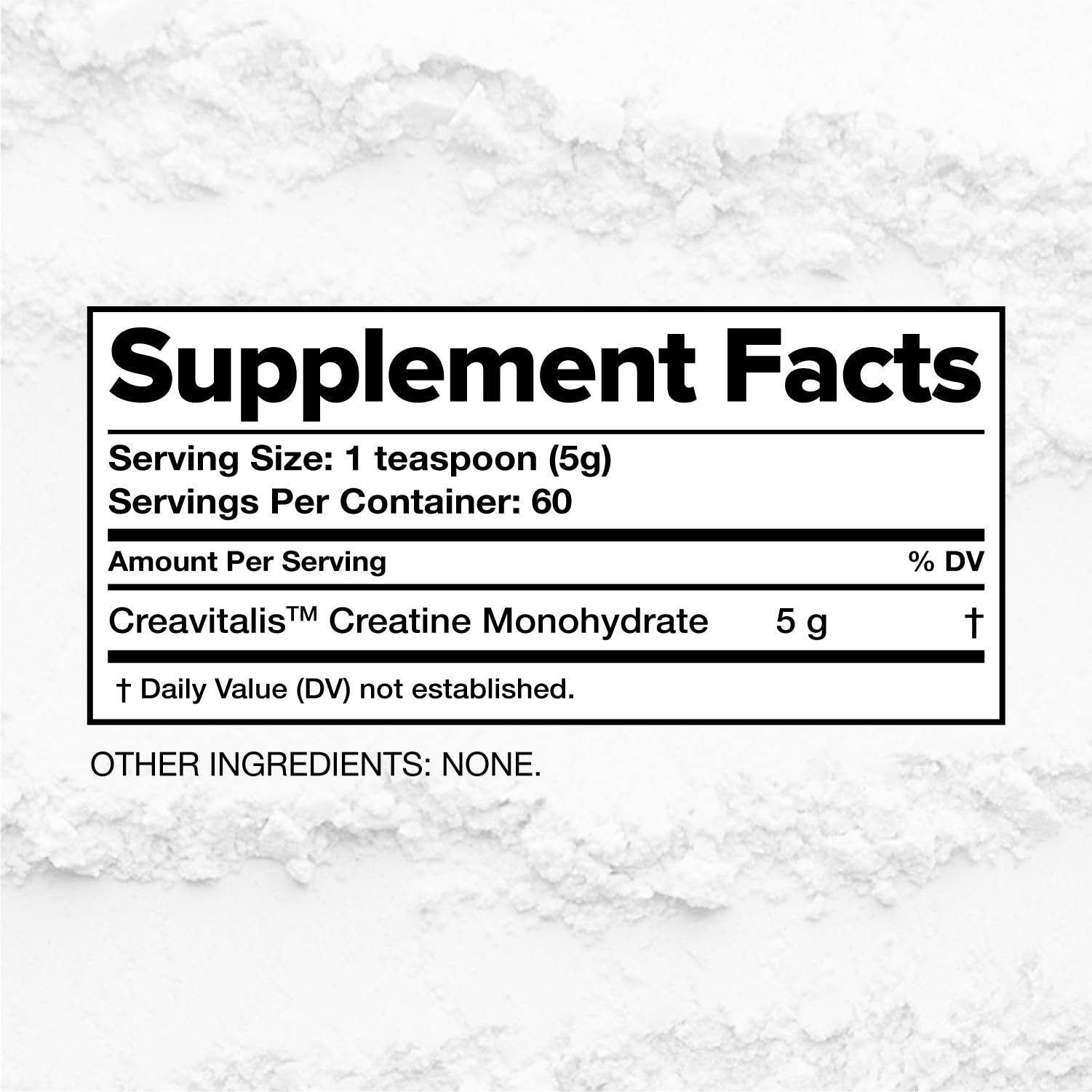 Complement Creatine Monohydrate 300g with fruits and smoothie
