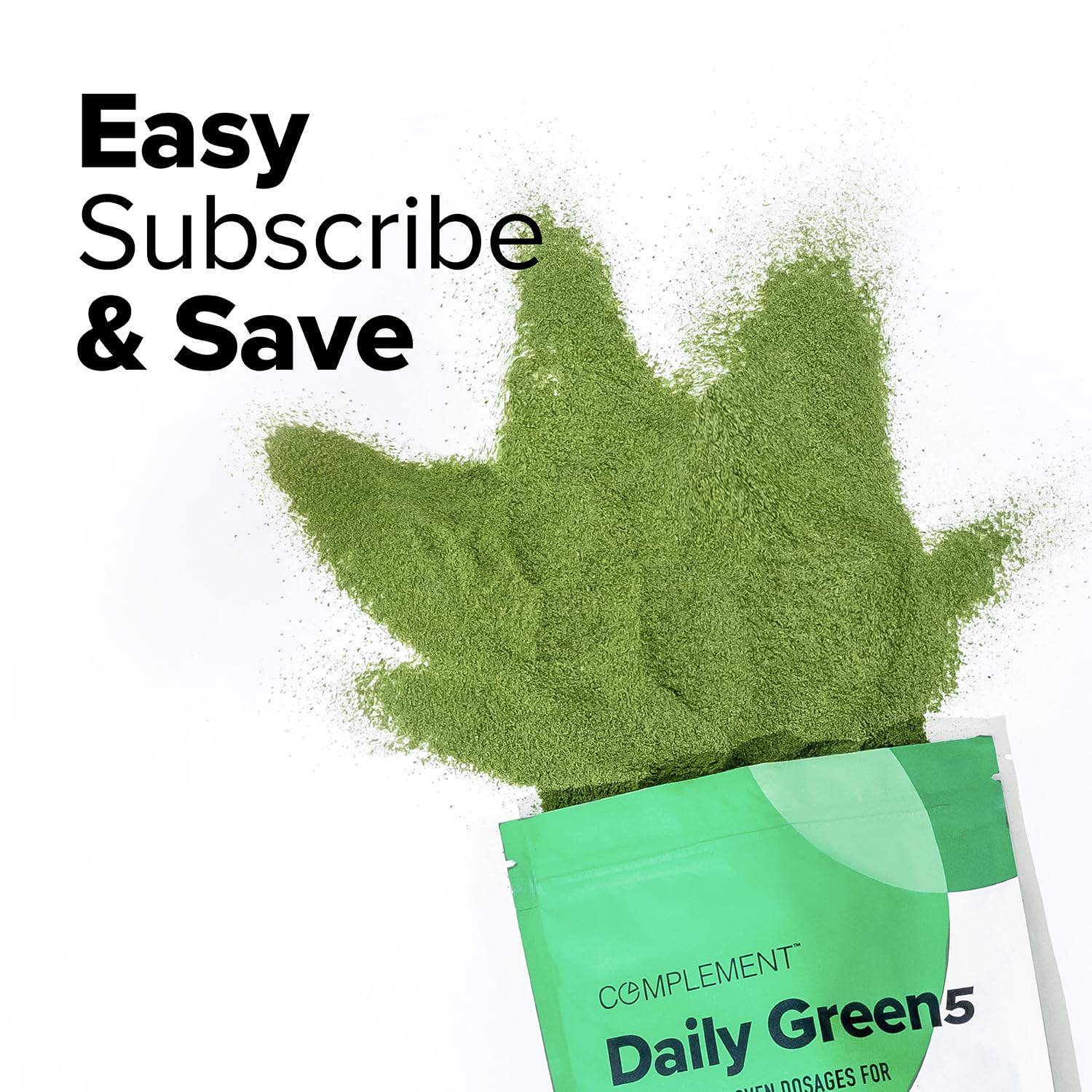 Complement Daily Greens Powder 300g eco-friendly pouch