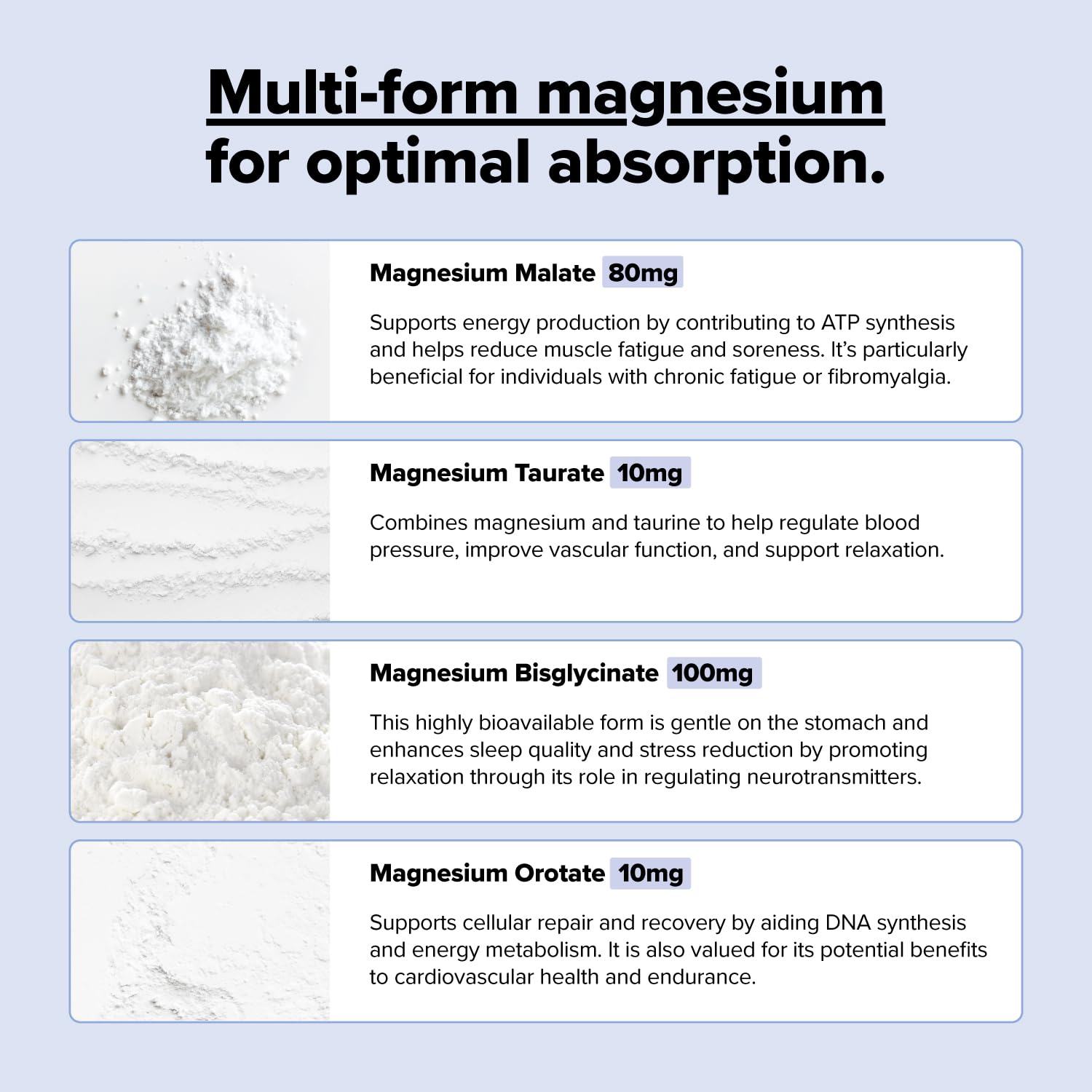 Complement Magnesium Complex Supplement 276mg capsules close-up