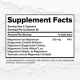 Complement Magnesium Complex Supplement 276mg ingredients list