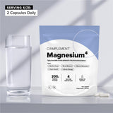 Complement Magnesium Complex Supplement 276mg side view