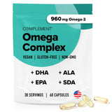 Complement Omega Complex Omega-3 Supplement front view