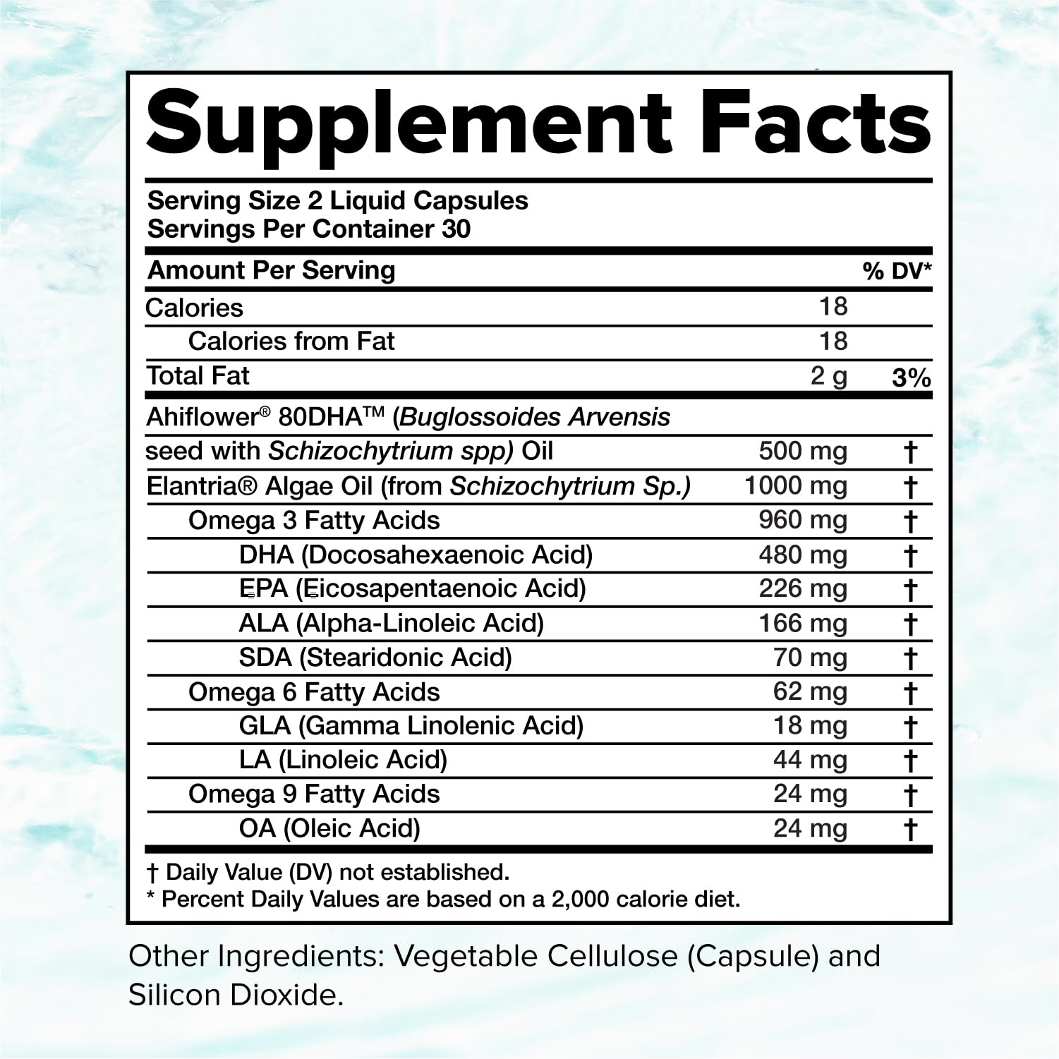 Complement Omega Complex Omega-3 Supplement on a table with citrus