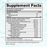 Complement Omega Complex Omega-3 Supplement on a table with citrus