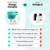 Complement Omega Complex Omega-3 Supplement packaging