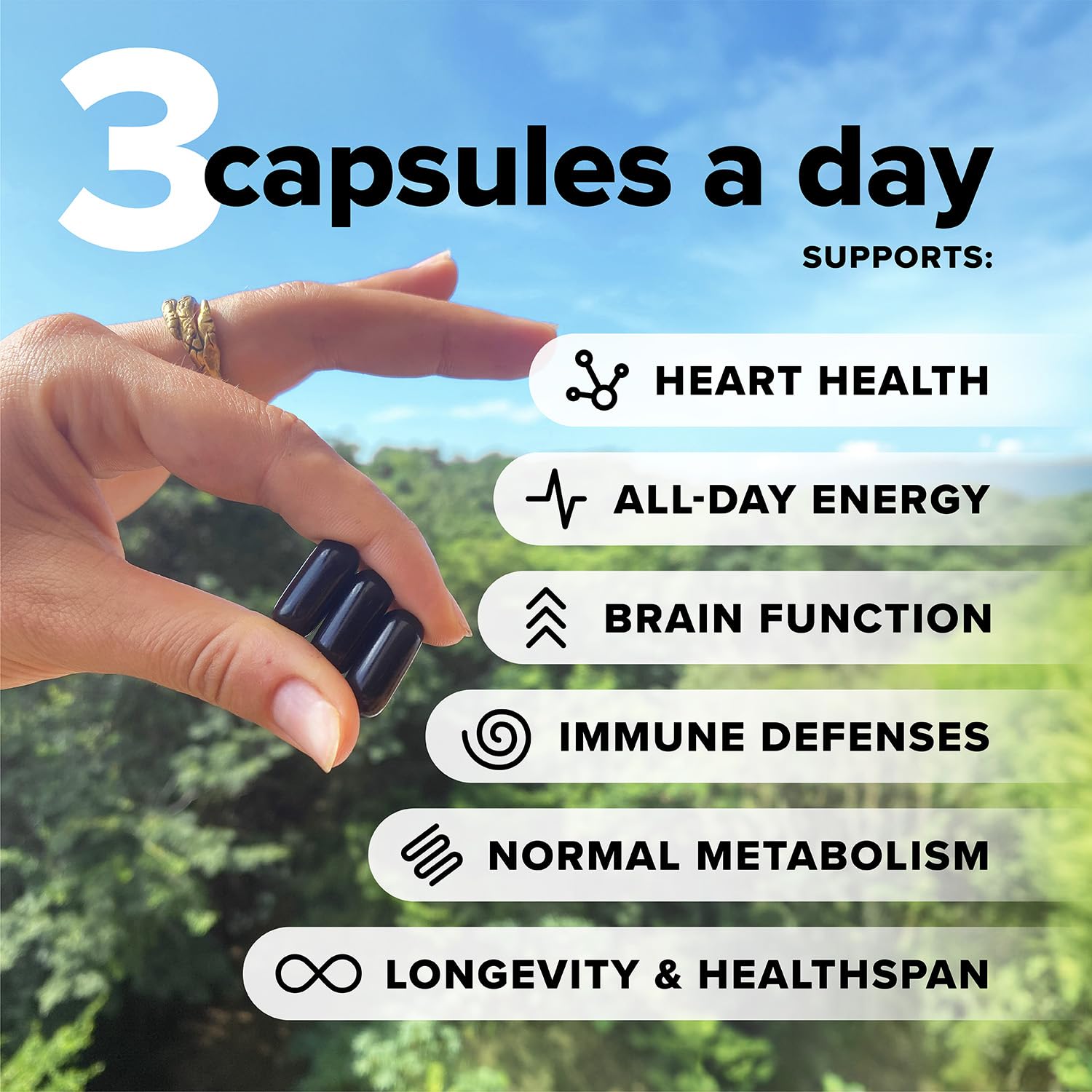Complement Vegan Multivitamin capsule close-up