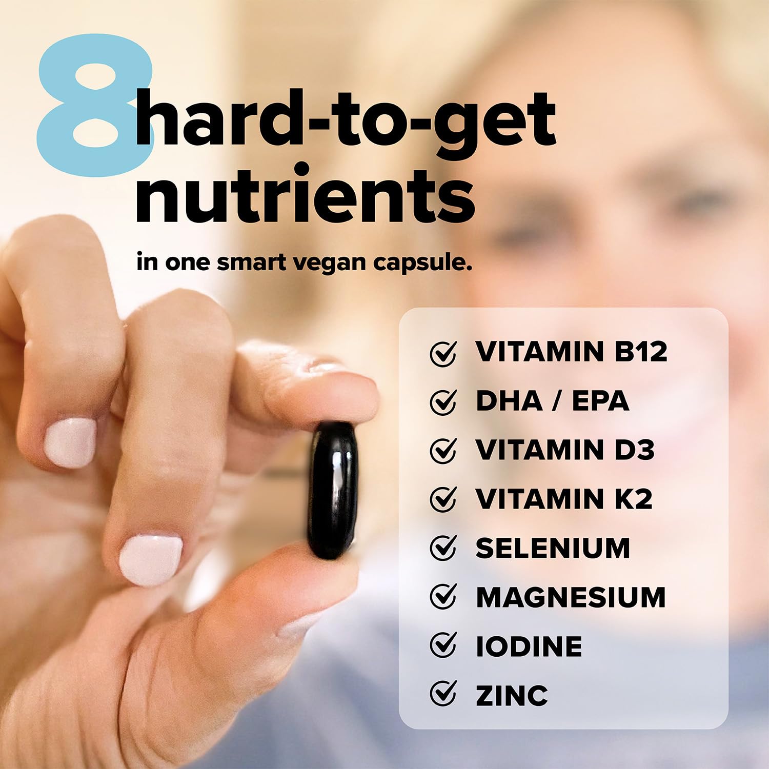 Complement Vegan Multivitamin on a kitchen counter