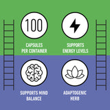 Complete Natural Products Ashwagandha Capsules 500mg close-up of capsules