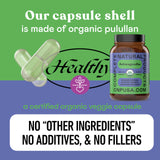 Complete Natural Products Ashwagandha Capsules 500mg opened bottle