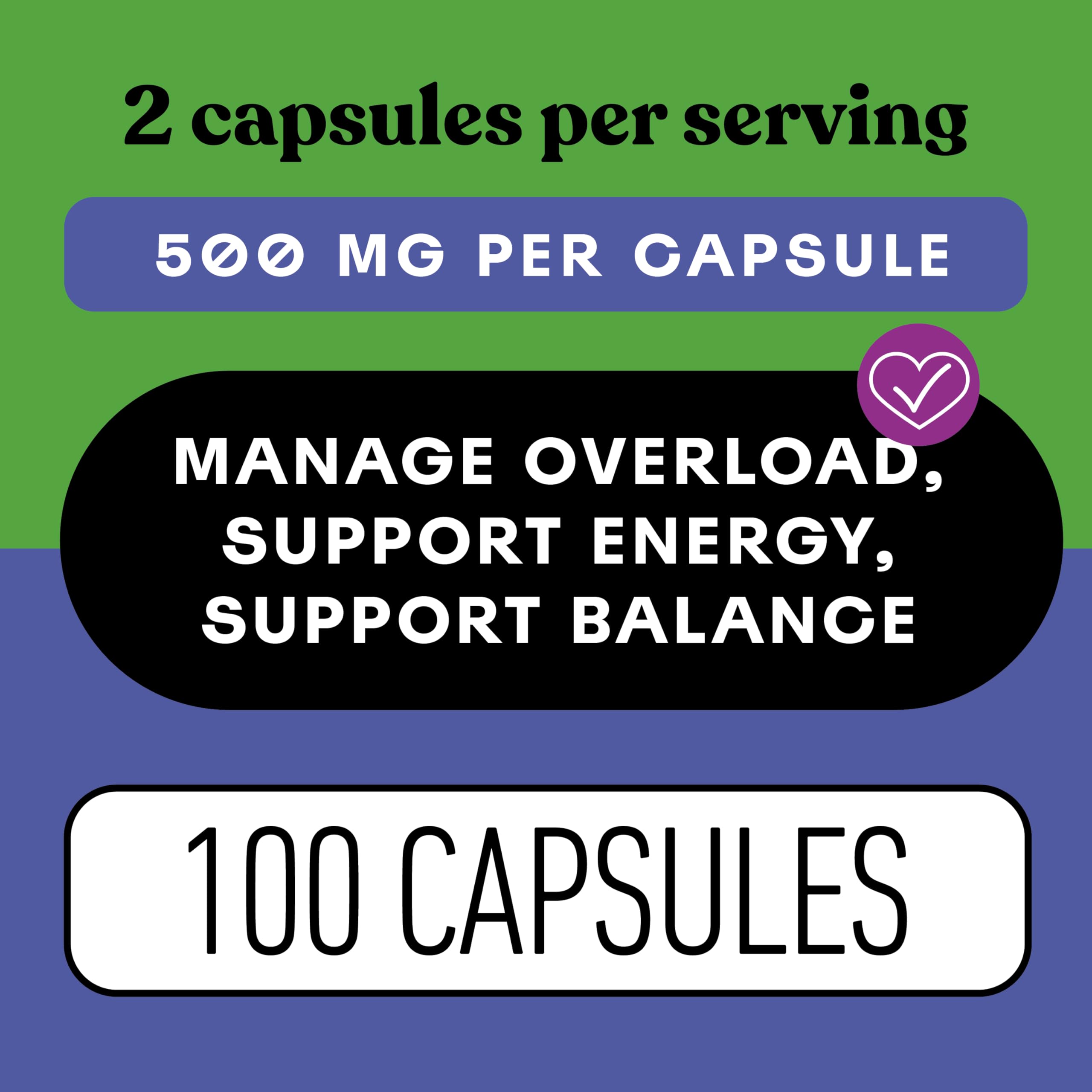 Complete Natural Products Ashwagandha Capsules 500mg with measuring spoon
