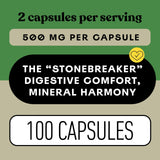 Complete Natural Products Chanca Piedra Organic Capsules opened bottle
