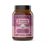 Complete Natural Products Cranberry D-Mannose Capsules 100 count front view