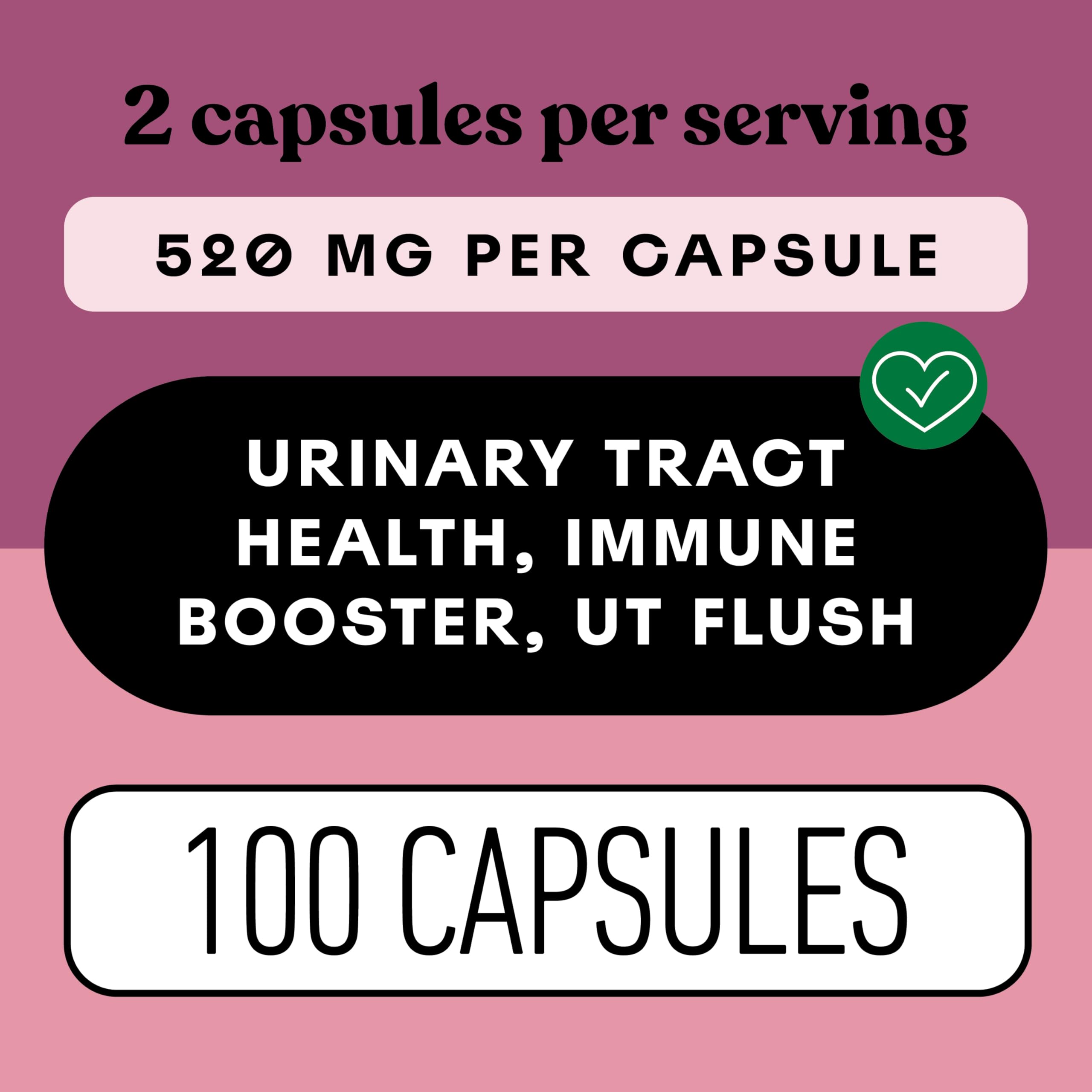 Complete Natural Products Cranberry D-Mannose Capsules with fresh cranberries