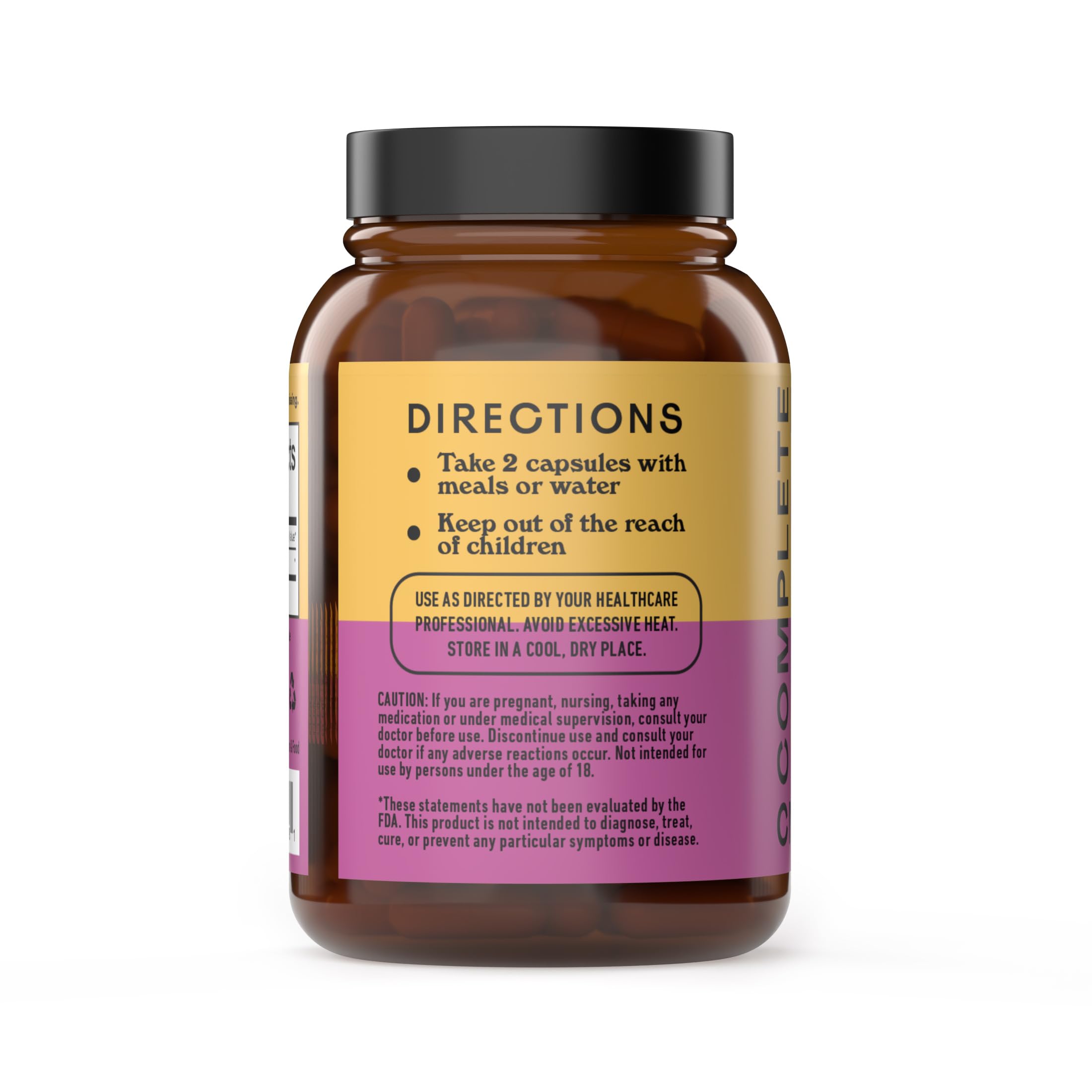 Complete Natural Products Echinacea Capsules bottle with label