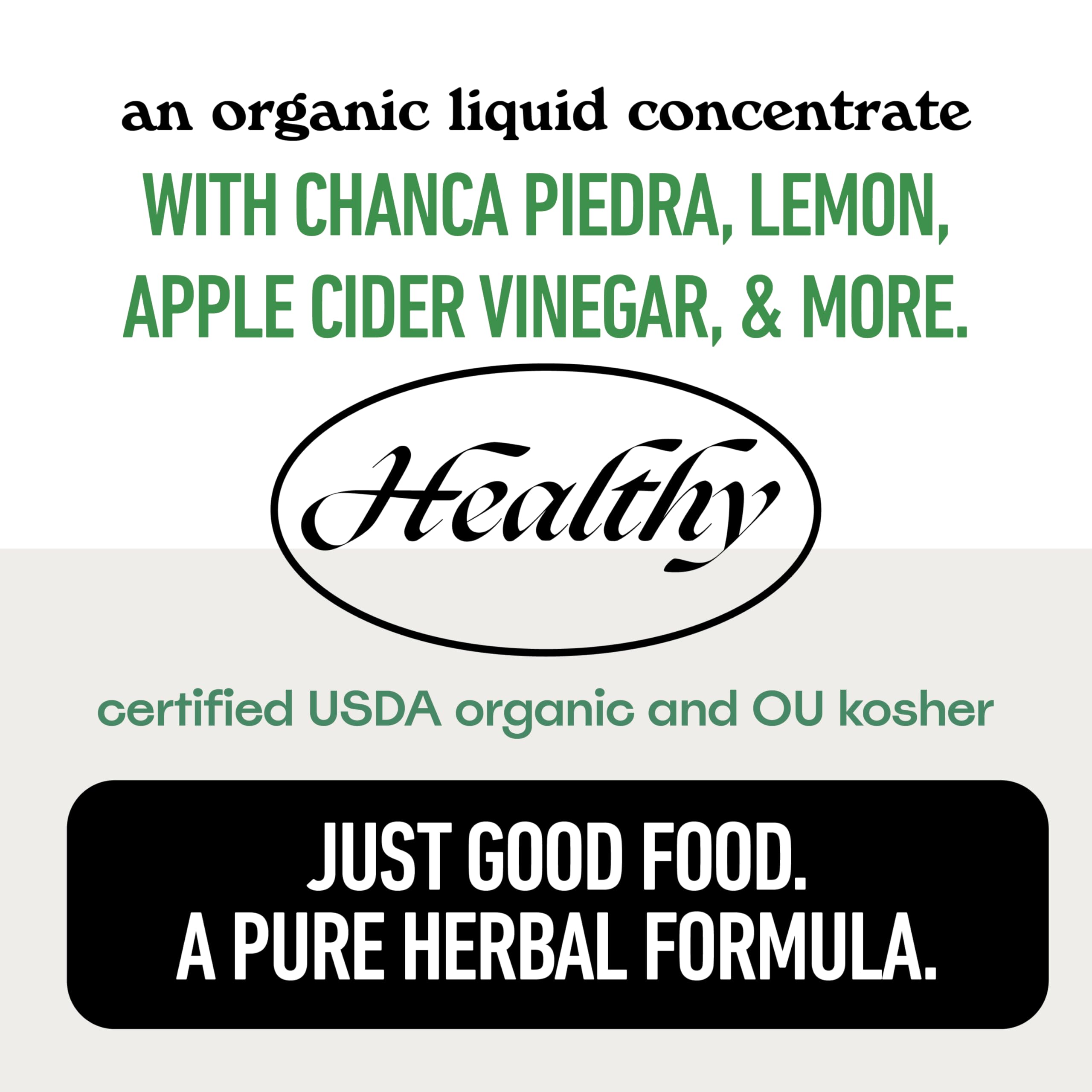 Complete Natural Products Kidney Cleanse Supplement liquid bottle back view
