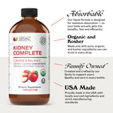 Complete Natural Products Kidney Cleanse Supplement liquid ingredients close-up