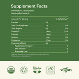Complete Natural Products Liquid Liver Supplement bottle back view