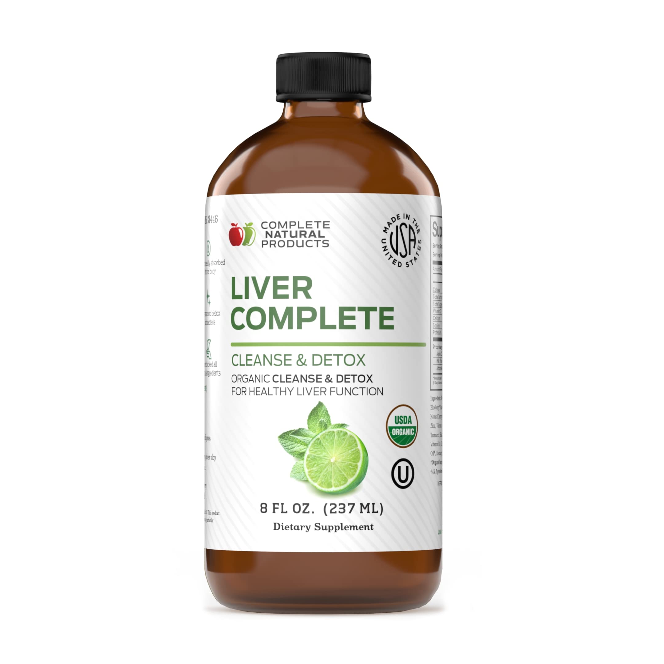 Complete Natural Products Liquid Liver Supplement bottle front view