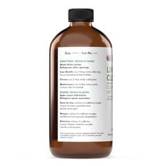 Complete Natural Products Liquid Liver Supplement poured into a glass
