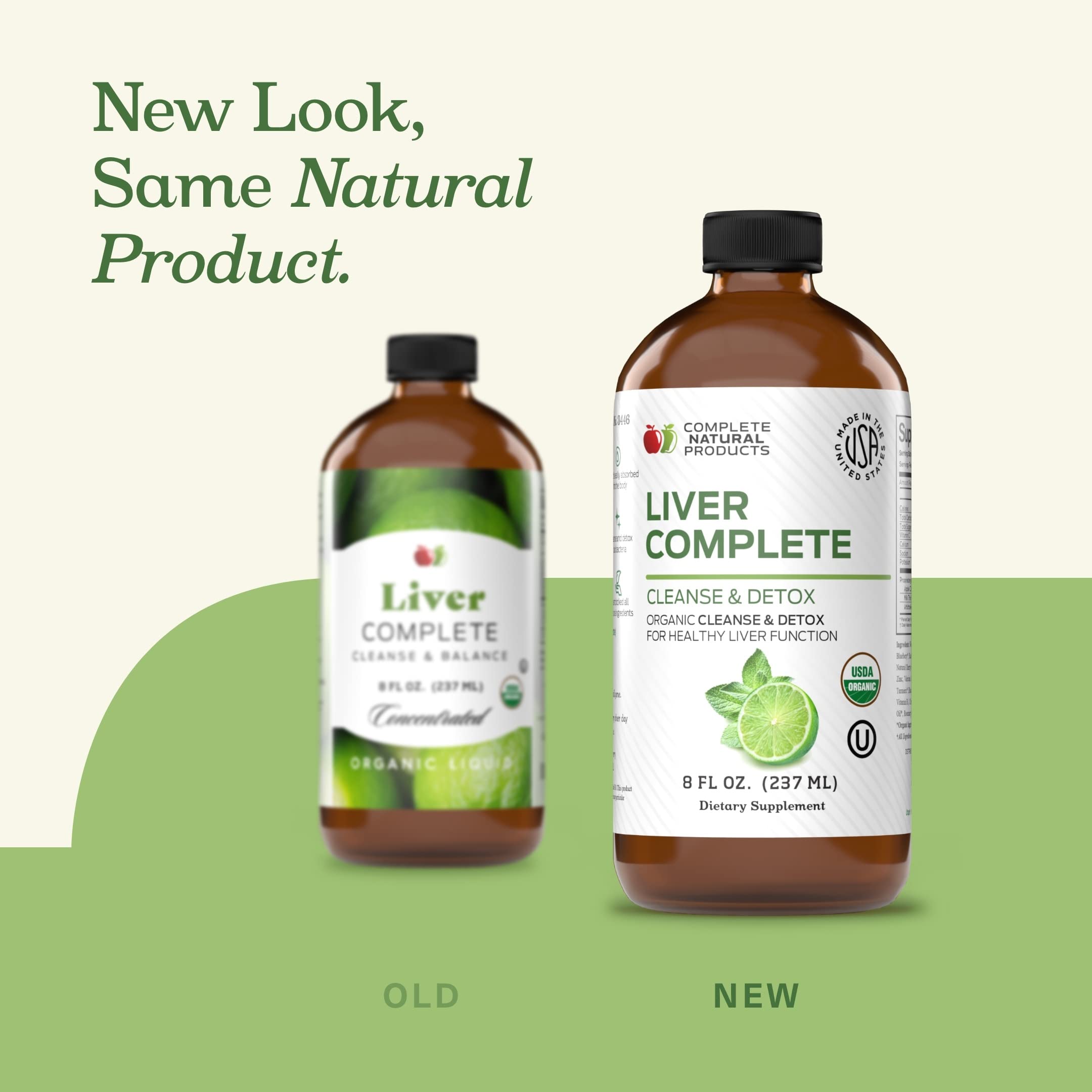 Complete Natural Products Liquid Liver Supplement with measuring cap