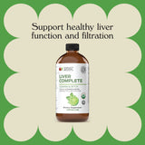 Complete Natural Products Liver Complete Organic Liver Cleanse liquid pour