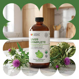 Complete Natural Products Liver Support Liquid 16oz with measuring spoon