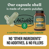 Complete Natural Products Nattokinase capsules in a hand