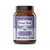 Complete Natural Products Organic Grape Seed Capsules front view