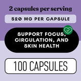 Complete Natural Products Organic Grape Seed Capsules with measuring spoon