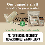 Complete Natural Products Psyllium Husk Capsules in hand