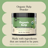 Complete Natural Products Sea Kelp Extract Powder on a wooden table