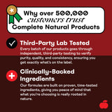 Complete Natural Products Uric Acid Complete liquid supplement in a lifestyle setting
