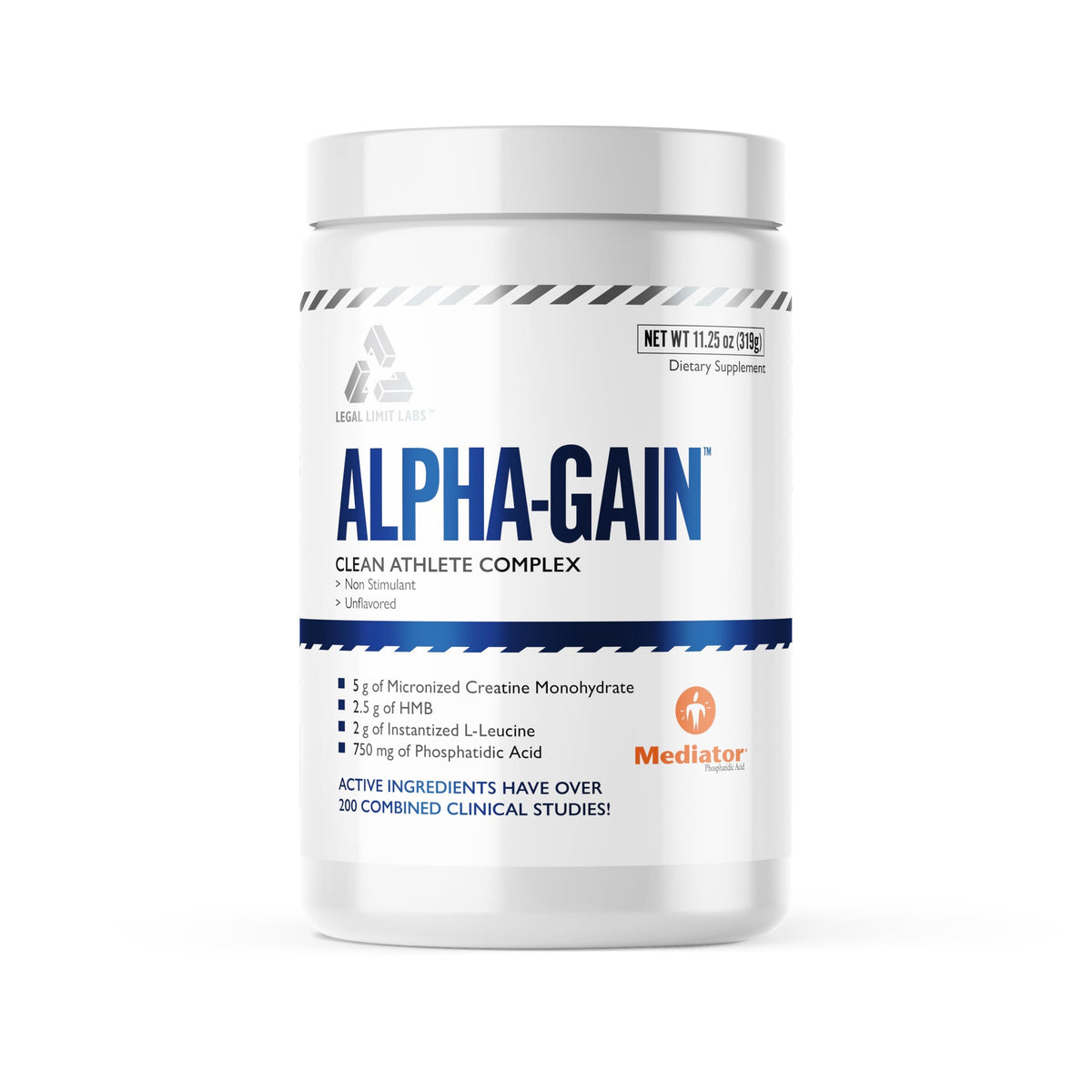 Complete Nutrition Alpha Gain Creatine Powder packaging front view