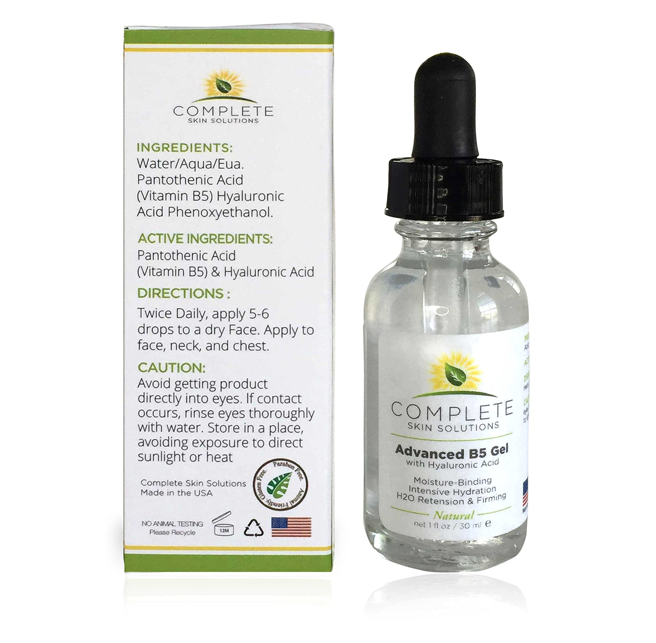COMPLETE SKIN SOLUTIONS B5 Gel Serum 28g packaging