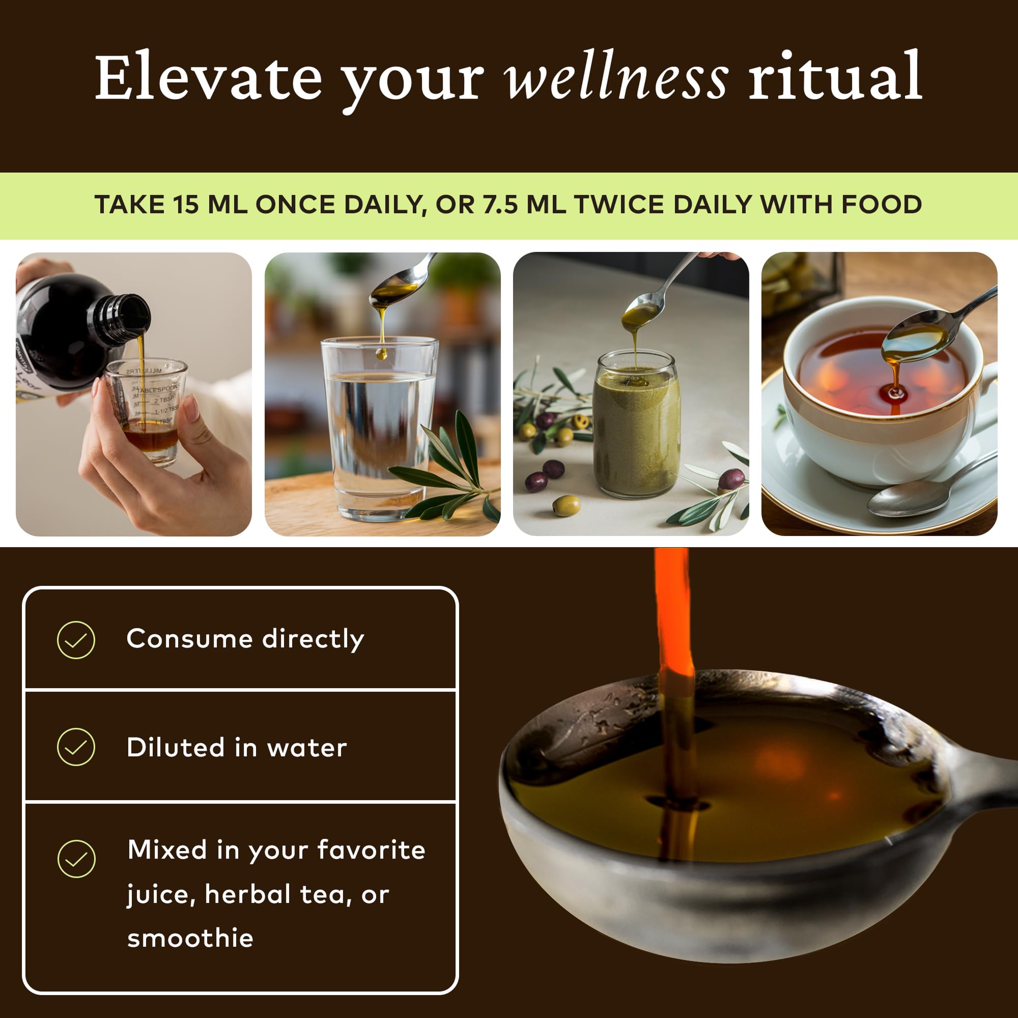 COMVITA Olive Leaf Extract 560g on kitchen counter