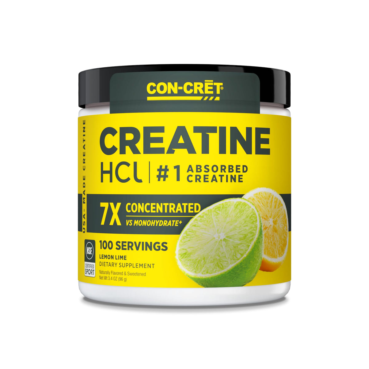 CON-CRET Creatine HCl 132g front view