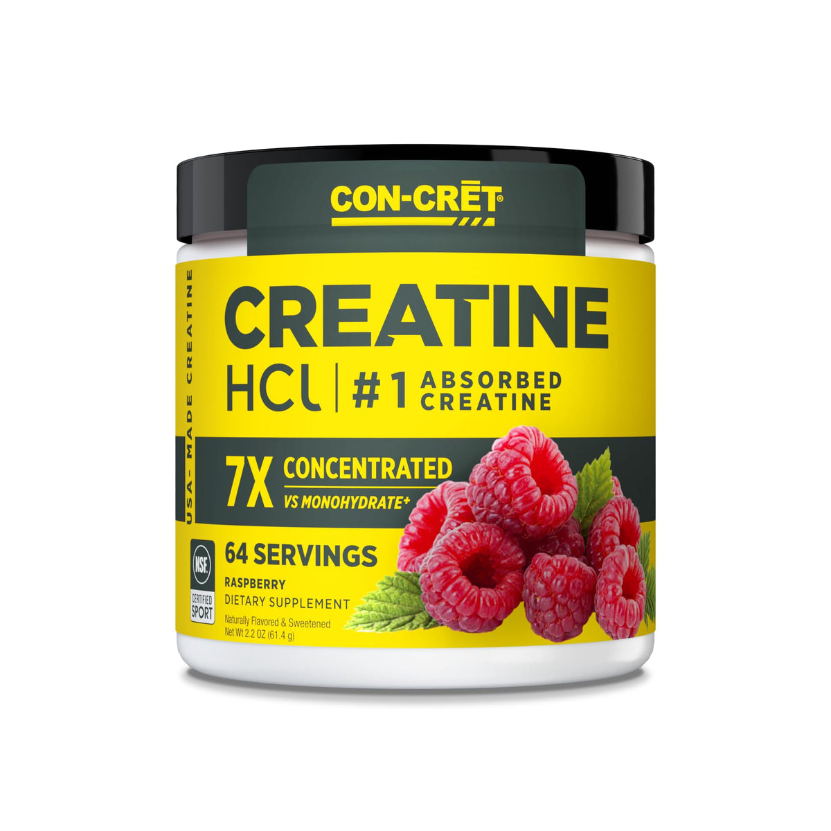 CON-CRET Creatine HCl 85g front view