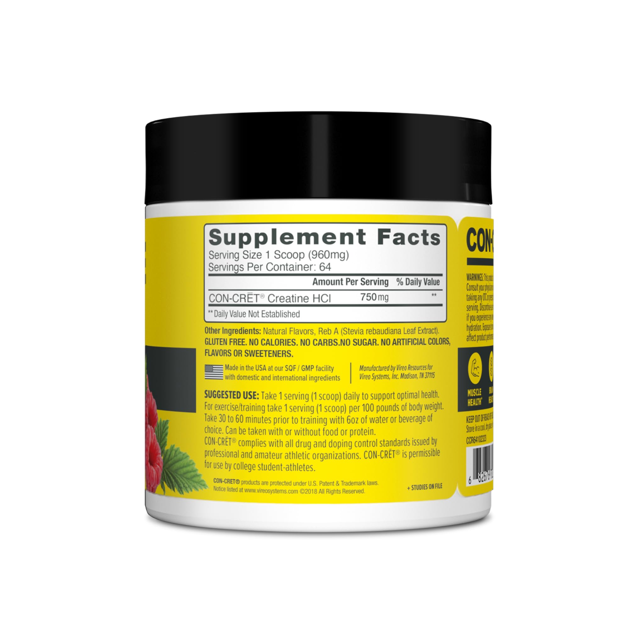 CON-CRET Creatine HCl 85g lifestyle scene